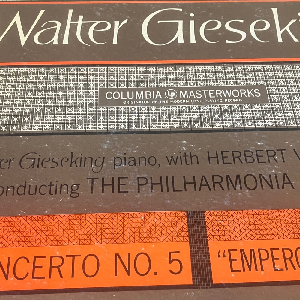 Columbia Masterworks Concerto No. 5 Record